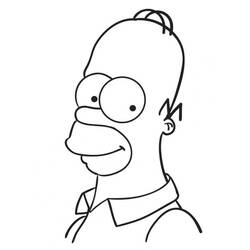 Homer Simpson - Disegni da colorare gratuiti