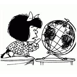 Mafalda - Disegni da colorare gratuiti