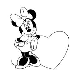 Minnie - Disegni da colorare gratuiti