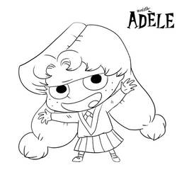 Mortelle Adele - Disegni da colorare gratuiti