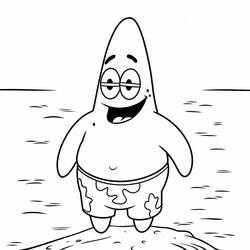 Patrick Star - Disegni da colorare gratuiti