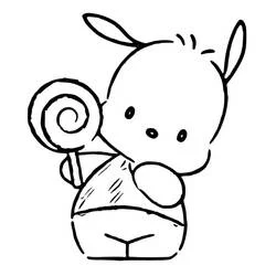Pochacco - Disegni da colorare gratuiti