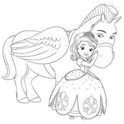 Princess Sofia - Disegni da colorare gratuiti