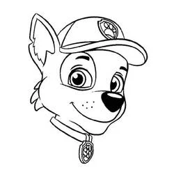 Rocky PAW Patrol - Disegni da colorare gratuiti