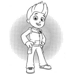 Ryder PAW Patrol - Disegni da colorare gratuiti