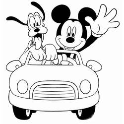 Topolino - Disegni da colorare gratuiti