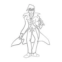 Disegno Dracula con la mano artigliata protesa in avanti da colorare Disegno Dracula con la mano artigliata protesa in avanti da colorare