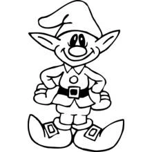 Elfo - Disegni da colorare gratuiti Elfo - Disegni da colorare gratuiti