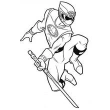 Disegno Ninja che brandisce la spada da colorare Disegno Ninja che brandisce la spada da colorare