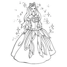 Principessa - Disegni da colorare gratuiti
