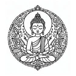 Buddha - Disegni da colorare gratuiti