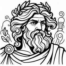 Zeus - Disegni da colorare gratuiti