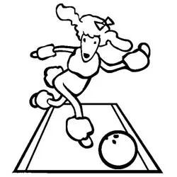 Bowling - Disegni da colorare gratuiti