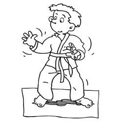 Karate - Disegni da colorare gratuiti