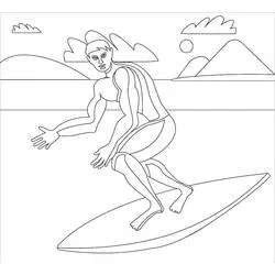 Surf - Disegni da colorare gratuiti