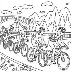 Tour de France - Disegni da colorare gratuiti
