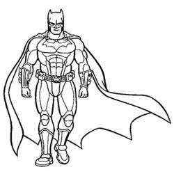 Disegno Batman che cammina da colorare
