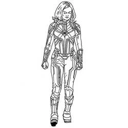 Captain Marvel - Disegni da colorare gratuiti Captain Marvel - Disegni da colorare gratuiti