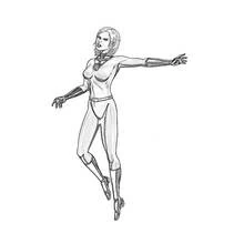 Donna Invisibile - Disegni da colorare gratuiti