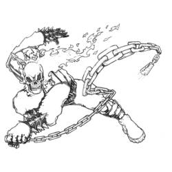 Ghost Rider - Disegni da colorare gratuiti