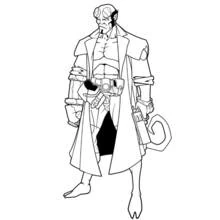 Hellboy - Disegni da colorare gratuiti Hellboy - Disegni da colorare gratuiti