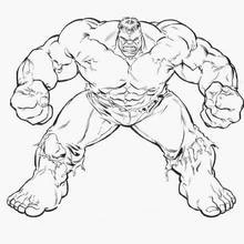 Hulk - Disegni da colorare gratuiti Hulk - Disegni da colorare gratuiti