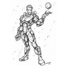 Iceman - Disegni da colorare gratuiti Iceman - Disegni da colorare gratuiti