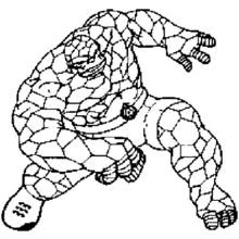 La Cosa - Disegni da colorare gratuiti La Cosa - Disegni da colorare gratuiti