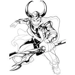 Loki - Disegni da colorare gratuiti