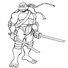Ninja Turtles - Disegni da colorare gratuiti