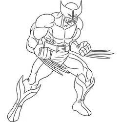 Wolverine - Disegni da colorare gratuiti