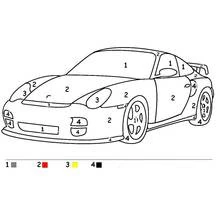 Auto da Corsa - Disegni da colorare gratuiti Auto da Corsa - Disegni da colorare gratuiti