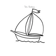 Barca / Nave - Disegni da colorare gratuiti Barca / Nave - Disegni da colorare gratuiti