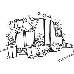 Camion della Spazzatura - Disegni da colorare gratuiti Camion della Spazzatura - Disegni da colorare gratuiti