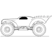 Camion Mostro - Disegni da colorare gratuiti Camion Mostro - Disegni da colorare gratuiti