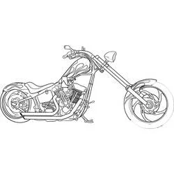 Harley-Davidson - Disegni da colorare gratuiti Harley-Davidson - Disegni da colorare gratuiti