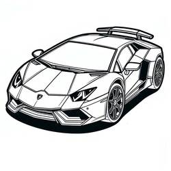 Lamborghini - Disegni da colorare gratuiti Lamborghini - Disegni da colorare gratuiti
