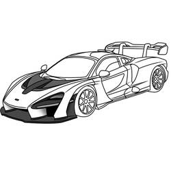 McLaren - Disegni da colorare gratuiti McLaren - Disegni da colorare gratuiti
