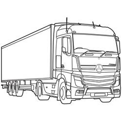 Mercedes - Disegni da colorare gratuiti Mercedes - Disegni da colorare gratuiti