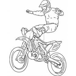 Motocross - Disegni da colorare gratuiti Motocross - Disegni da colorare gratuiti