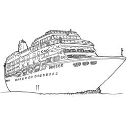 Nave da Crociera - Disegni da colorare gratuiti Nave da Crociera - Disegni da colorare gratuiti