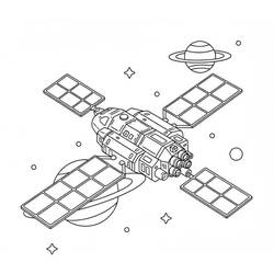 Astronave - Disegni da colorare gratuiti