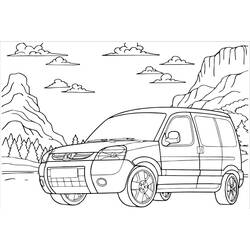 Peugeot - Disegni da colorare gratuiti Peugeot - Disegni da colorare gratuiti