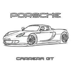 Porsche - Disegni da colorare gratuiti Porsche - Disegni da colorare gratuiti