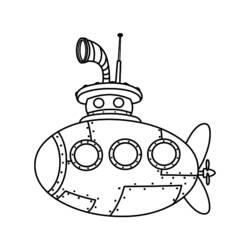 Sottomarino - Disegni da colorare gratuiti Sottomarino - Disegni da colorare gratuiti
