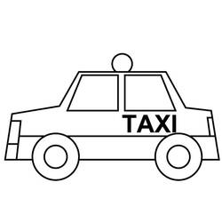 Taxi - Disegni da colorare gratuiti Taxi - Disegni da colorare gratuiti