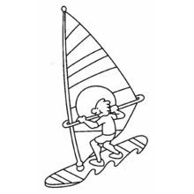 Windsurf - Disegni da colorare gratuiti Windsurf - Disegni da colorare gratuiti