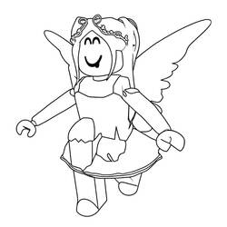 Disegno Personaggio fata con ali che vola da colorare Disegno Personaggio fata con ali che vola da colorare