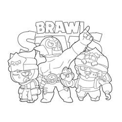 Brawl Stars - Disegni da colorare gratuiti
