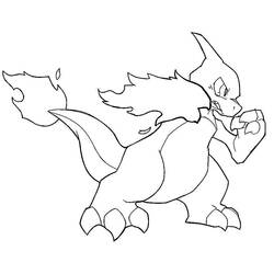 Charmeleon - Disegni da colorare gratuiti